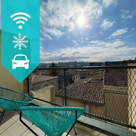 Duplex 70M2 - Vue Cite Medievale - Parking Gratuit Carcassonne Esterno foto