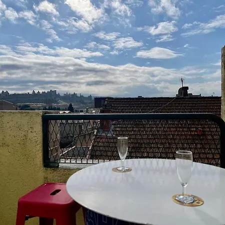 Duplex 70M2 - Vue Cite Medievale - Parking Gratuit Carcassonne Esterno foto