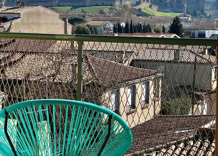 Duplex 70M2 - Vue Cite Medievale - Parking Gratuit