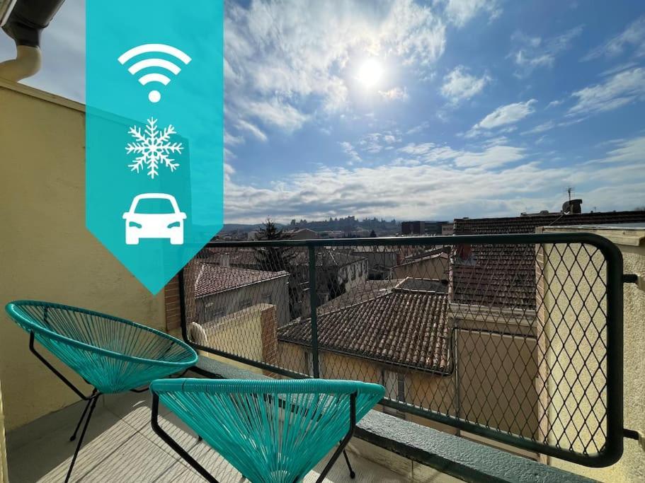 Duplex 70m2 - Vue Cite Medievale - Parking Gratuit Carcassonne