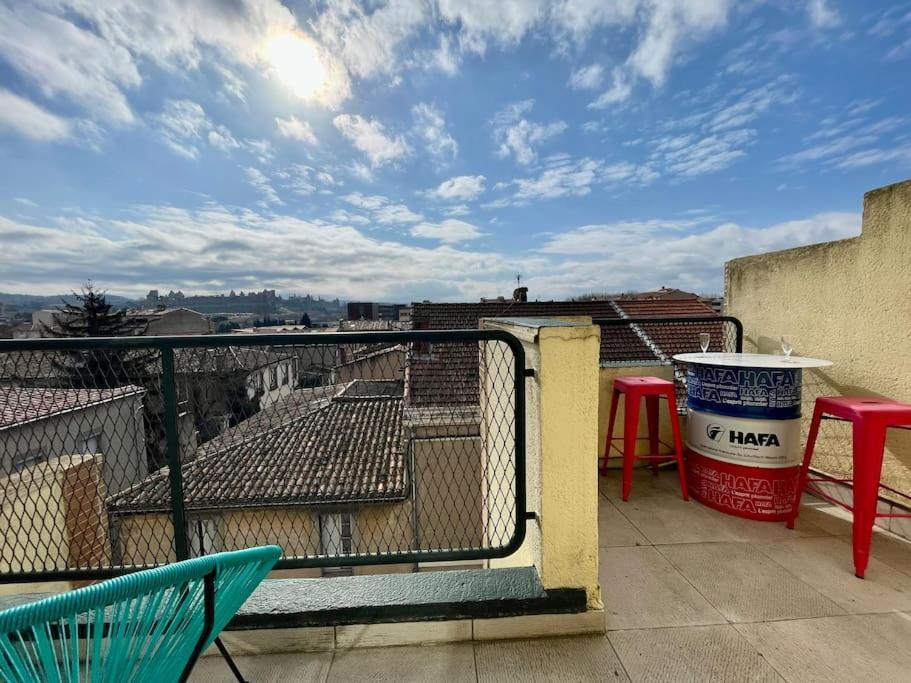 Duplex 70m2 - Vue Cite Medievale - Parking Gratuit